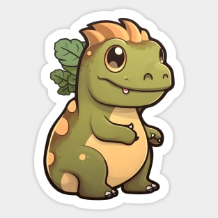 Cute Kawaii Dinosaur Sticker